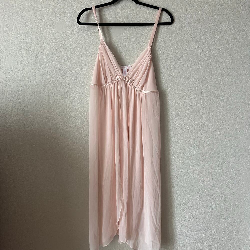 Vintage Oscar de la Renta Pink Label Sleep Dress Pink Size XL